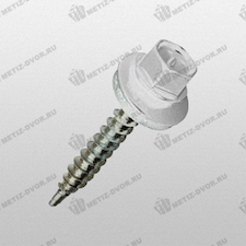 Саморез кровельный 5,5x25 (RAL 7004) серый