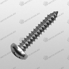 Шуруп с полукруглой головкой 3,9x16 оцинкованный DIN 7981