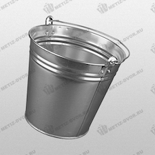 Ведро сталь  для непищевых продуктов,15л 600564