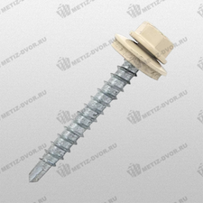 Саморез кровельный 4,8x51 (RAL 1015) слоновая кость