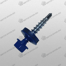 Саморез кровельный 5,5x19 (RAL 5005) ярко-голубой