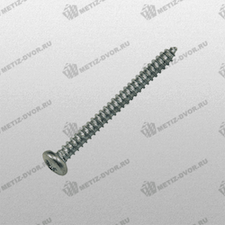 Шуруп с полукруглой головкой 3,5x25  оцинкованный DIN 7981