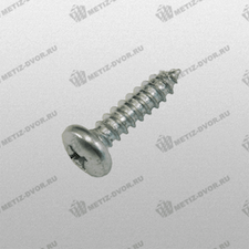 Шуруп с полукруглой головкой 4,8x16  оцинкованный DIN 7981