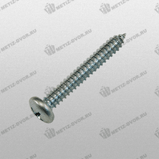 Шуруп с полукруглой головкой 6,3x45  оцинкованный DIN 7981