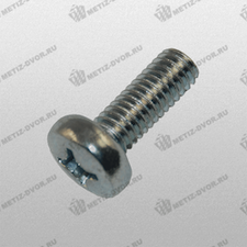 Винт с полуцилиндрической головкой 6x10 DIN 7985