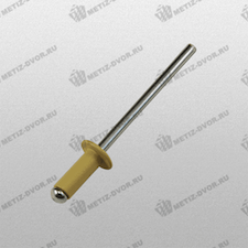 Заклёпка 3,2x8, алюминий/сталь,  (RAL 1014) слоновая кость